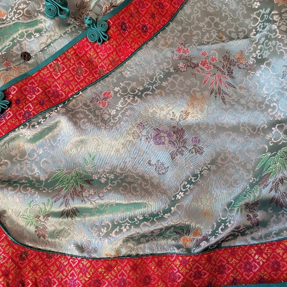 Asian Child's Kimono Type Outfit, Beijing Princess Qirao Sz L (probably small US - Picture 10 of 12